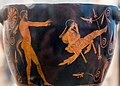 Penelope Painter ARV 1301 7 satyr swinging a woman - satyr escorting the Basilinna (01)