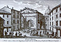 Piazza Pescaria, etching from 1752