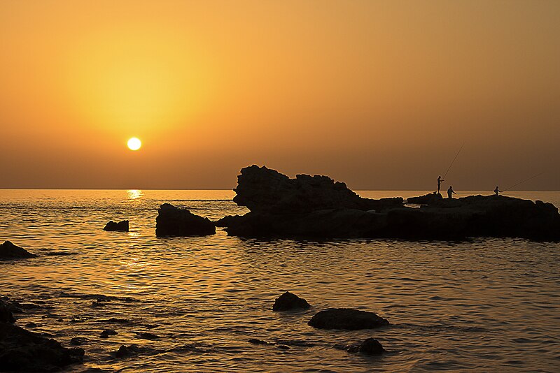 File:PikiWiki Israel 17344 Sunset in Caesarea.jpg