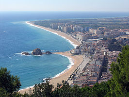 Playas de Blanes.