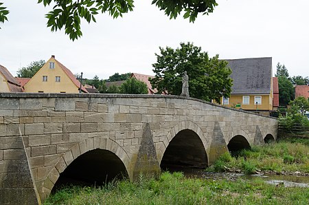 Pleinfeld, Rezatbrücke, 001