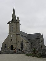 Façade occidentale de l'église.