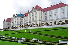 Saxon Facade of the Royal Castle in Warsaw Poland-01104 - Castle Garden Side (30397740244).jpg