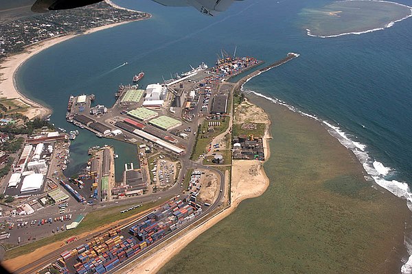 The port of Toamasina.