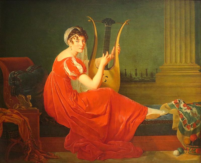 Portrait of Josephine Budaevskaia (A Lady with a Lyre) by Mademoiselle  Riviere - Art Renewal Center