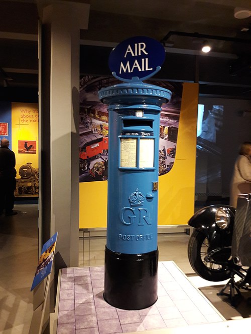 Postal Museum (London) Air Mail Post Box.jpg