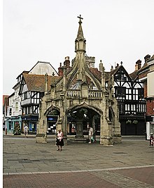 The Poultry Cross viewed from the south-east Poultry Cross, Salisbury - geograph.org.uk - 188948.jpg