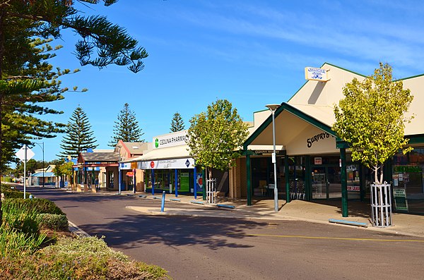 Poynton Street, the main street of Ceduna