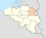 Province of Limburg (Belgium) location.svg