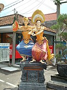 Statue in Tanah Lot