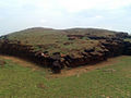 Ruinas de la estupa grande de base cuadrada.
