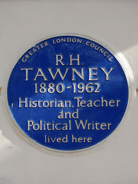 File:R. H. Tawney 1880-1962 historian teacher and political writer lived here.jpg