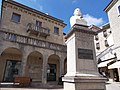 Monument lil Giuseppe Garibaldi.
