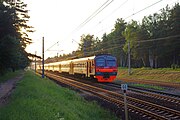 English: RZD ED4M-0138. Ryazanskoe direction