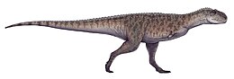 A Rajasaurus narmadensis művészi rekonstrukciója