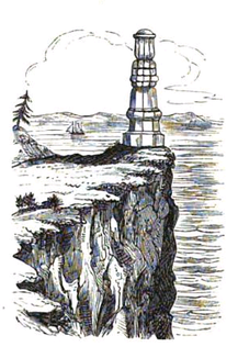 One of the columns from the Ming period on the Tyr rock above the Amur, not far from Nikolayevsk (around 1860; the columns were brought to a museum in Vladivostok around 1900)
