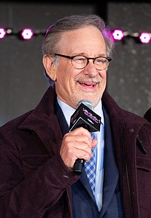 Steven Spielberg has directed a record four films to end the year as the highest-grossing in the U.S. Ready Player One Japan Premiere Red Carpet Steven Spielberg (26737407547) (cropped).jpg