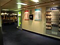 The interior of Red Funnel Red Falcon showing the passenger lounges. This area would normally be full of passengers, but the photo was taken on a late night crossing from Southampton to East Cowes on the Isle of Wight.