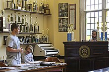 The Marcus D. Pohlmann Mock Trial Courtroom RhodesMocktrial.jpg