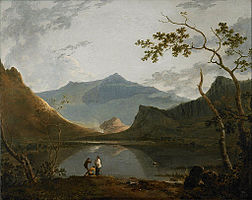 Richard Wilson. Snowdon from Llyn Nantlle (1765 - 1766, Walker Art gallery)