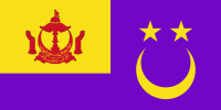 Royal Standard of the Pengiran Lela Cheteria Sahibun Najabah.svg