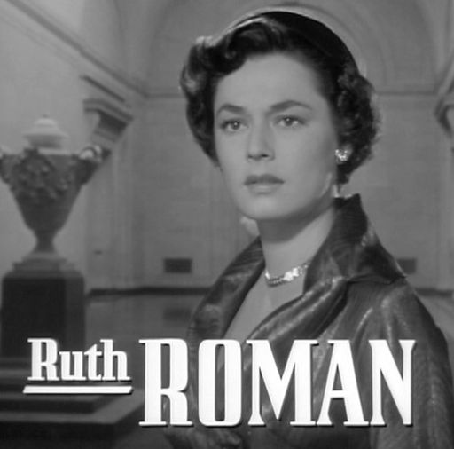 Ruth Roman in Strangers on a Train trailer