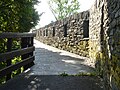 Westlicher Wehrgang, Aufgang zur Hasengarten-Bastion, von Norden