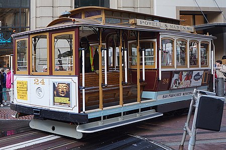 San Francisco cable car no. 24