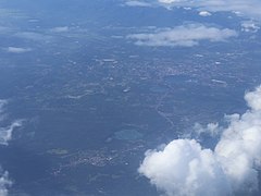 San Pablo City-Rizal from air