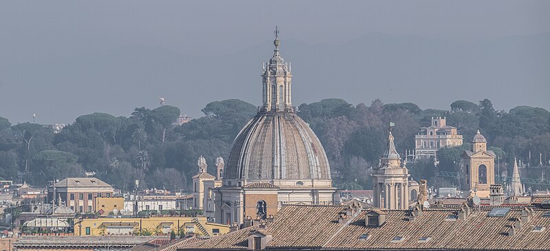 File:Sant'Agnese in Agone from Piazza San Pietro in Montorio.jpg