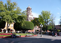 Insieme del monumento di Querétaro