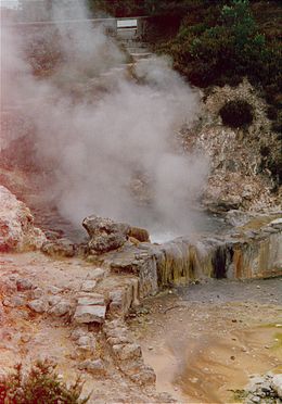 Fumarolas en Furnas, Azores (Portugal)