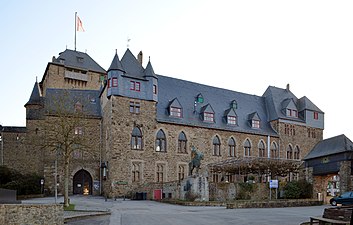 Schloss Burg an der Wupper in de gemeente Solingen