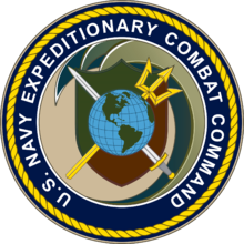 Sigill från United States Navy Expeditionary Combat Command.png