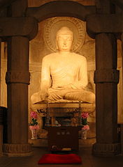 Korean Seokguram Cave Buddha, c. 774 CE.