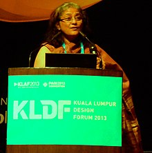 Sheila Sri Prakash Addressing Kuala Lumpur Design Forum 2013 Summit.jpg