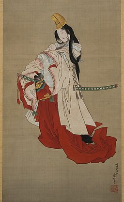 Shizuka-gozen in her farewell dance to Yoshitsune