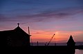 Image 447Silhouette of Fort of Santa Cruz, Faial Island, Azores, Portugal