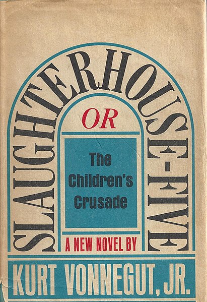 Crichton critiqued Kurt Vonnegut's Slaughterhouse-Five (1969) in The New Republic.