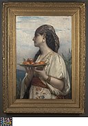 Slavin met een fruitschaal, Jules Lefebvre, 1874, Koninklijk Museum voor Schone Kunsten Gent, 1874-C.jpg
