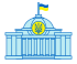 Liten logotyp för Verkhovna Rada i Ukraina. Svg