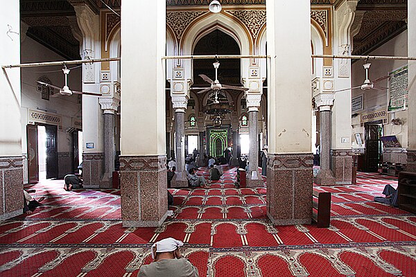 Inside the Sidi Arif Mosque