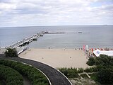 Sopoter Seebrücke, Blick aus dem Leuchtturm