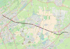 Illustrativt billede af linjen fra Gouda til Haag