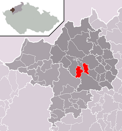 Localização de Spořice