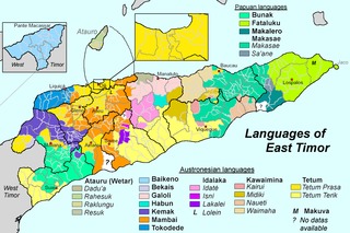 <span class="mw-page-title-main">Atauran language</span> Language spoken in East Timor