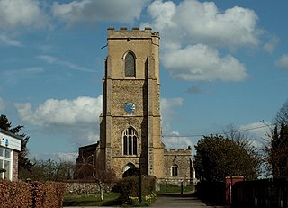 Ridgewell Village in Essex, England