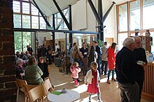 New facilities in St Benedict's meeting area St Benedict's display and social facilities.jpg