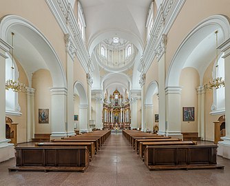 St Casimir Church Interior, Vilnius, Lithuania