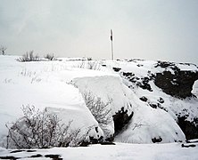 Staffelbergfelsen im Winter